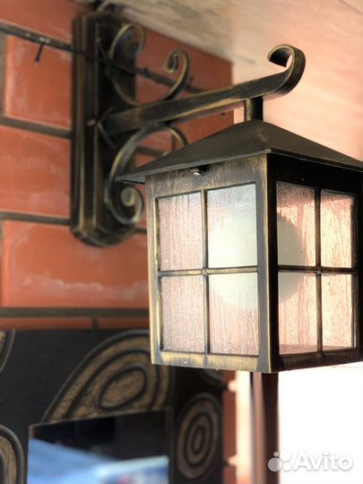 Фонарь уличный металлический