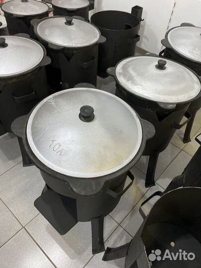 Казан чугунный 10л