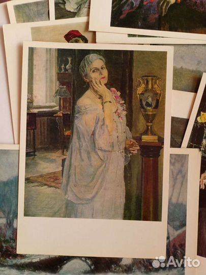 Михаил Нестеров набор репродукций открыток 1980 г