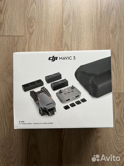Квадрокоптер dji mavic 3 fly more combo