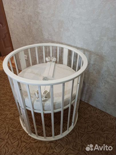 Детская кроватка круглая