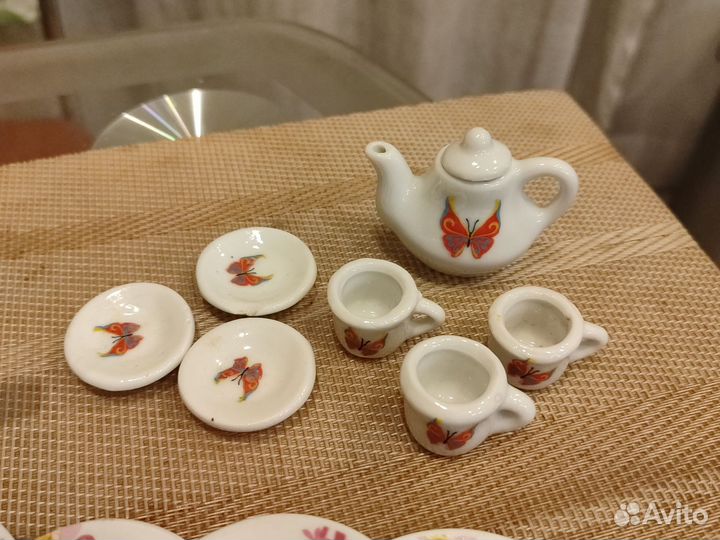 Фарфоровая посуда кукольная