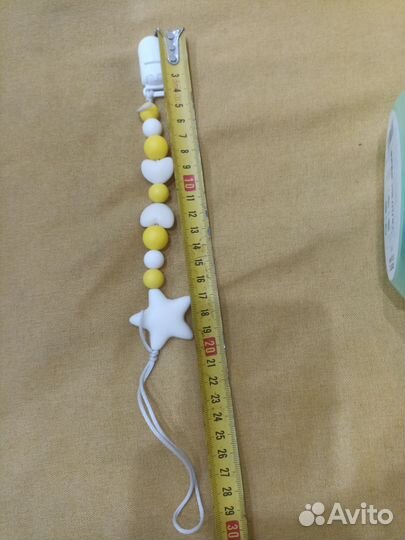 Держатель для соски грызунок прорезыватель силикон