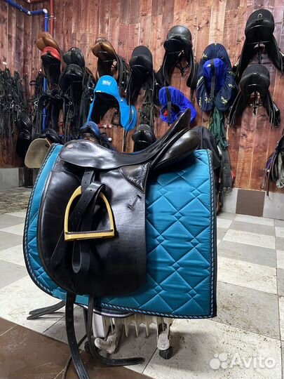 Выездковое седло Euroriding Diamant 17”