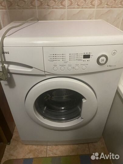 Стиральная машина samsung б/у требует ремонта