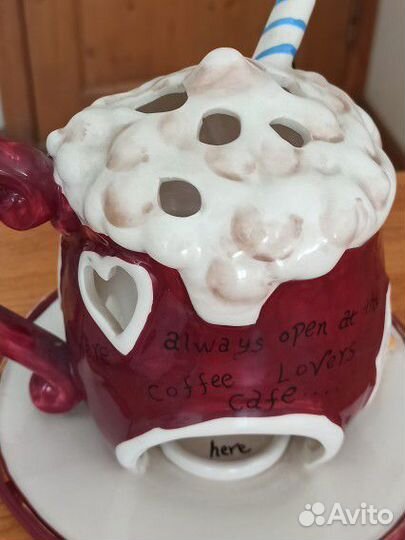 Керамический подсвечник