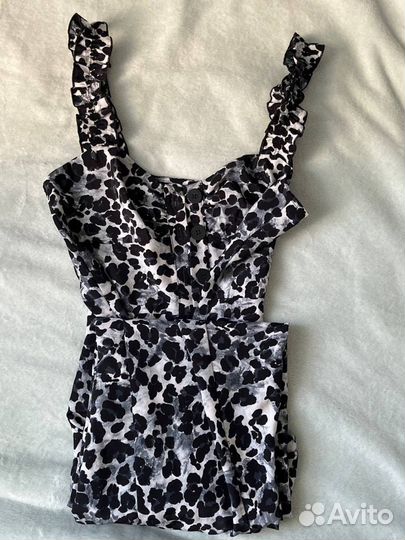 Женское платье леопард s/m