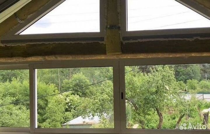 Остекление окон и балконов пвх