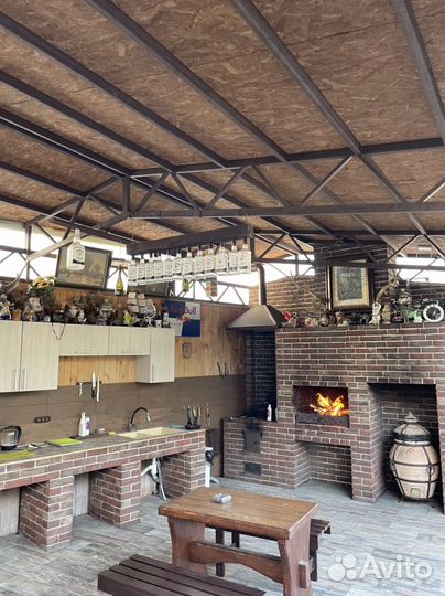 Ьаня на дровах,Коттедж