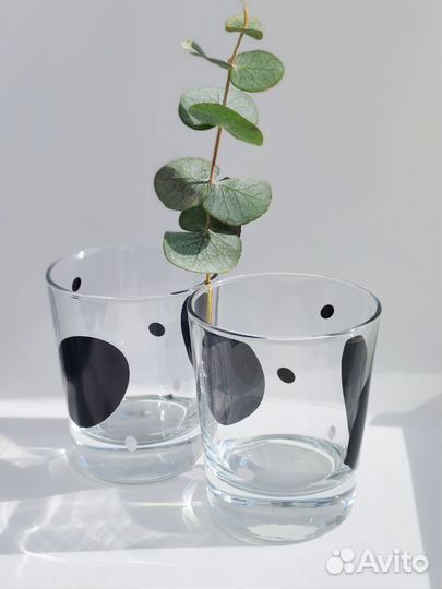 Новые стаканы IKEA godis mix стеклянные