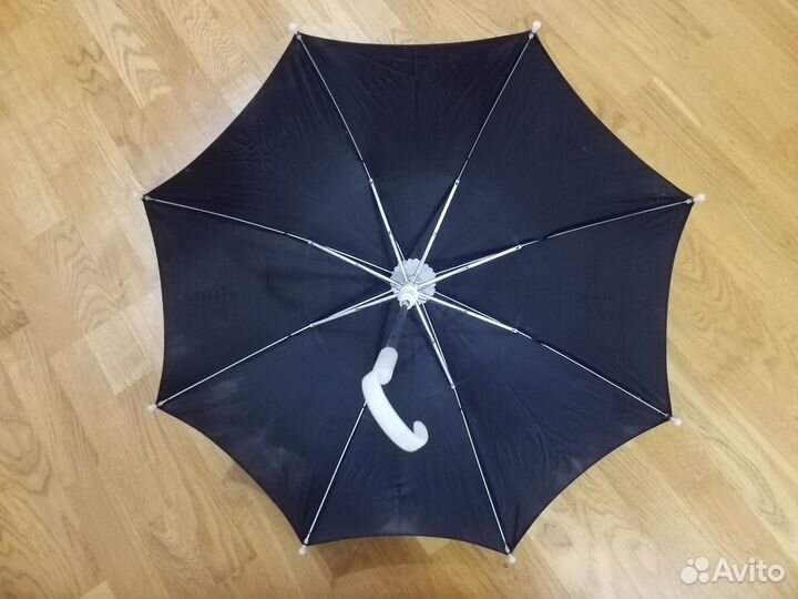 Зонт детский черный классика