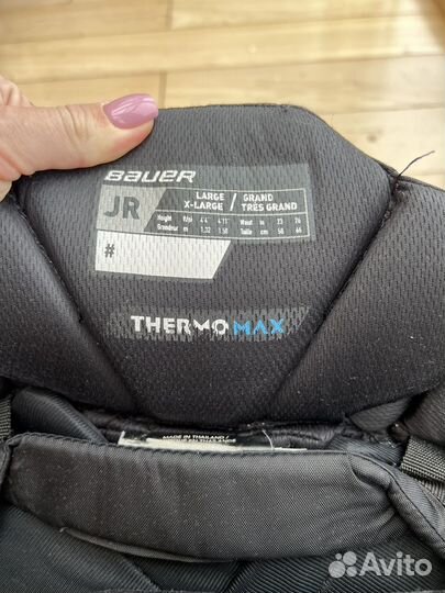 Шорты вратаря хоккейные детские bauer