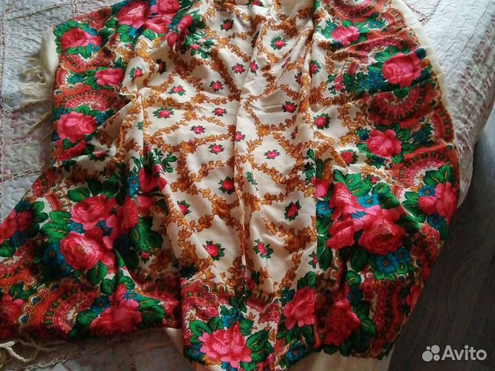 Платок Павлопосадский расписной