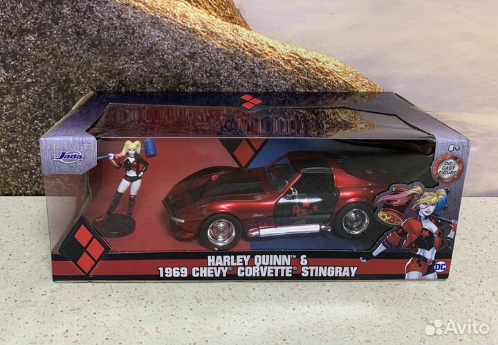 Новая машина Jada Chevy Corvette Stingray 1969