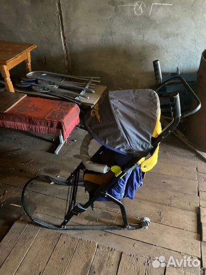 Детские санки коляска бу