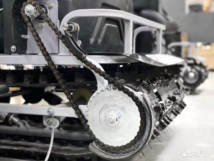 Мотобуксировщик Ураган Тайга 2000мм реверс Буран