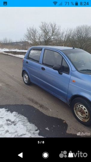 Daewoo Matiz 0.8 МТ, 2008, 159 000 км