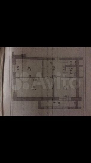 2-к. квартира, 57 м², 2/5 эт.