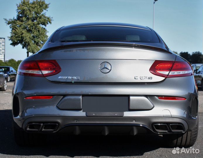 Насадки 63 Edition Mercedes C205 Coupe черные