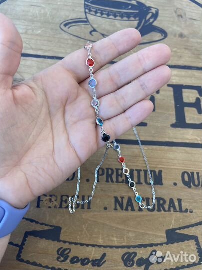 Цепочка и держатель для очков