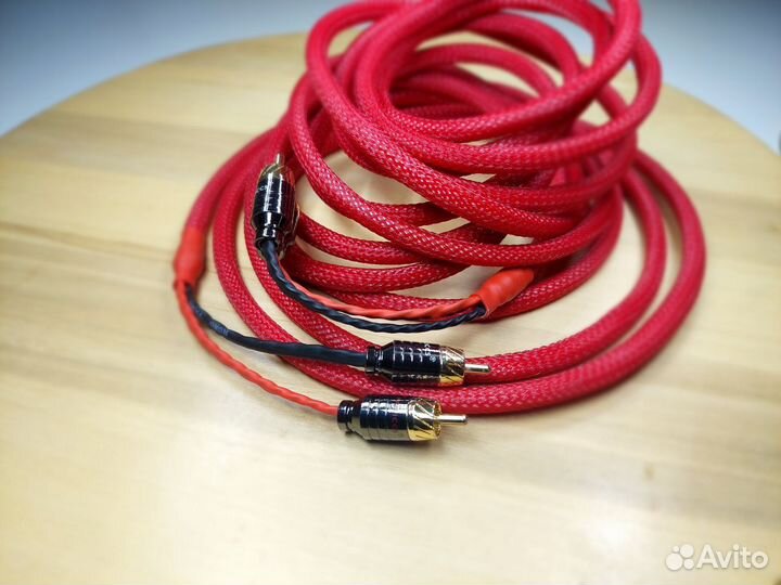 Межблочный кабель 2 rca 2rca 5 метров Ручная Сборк