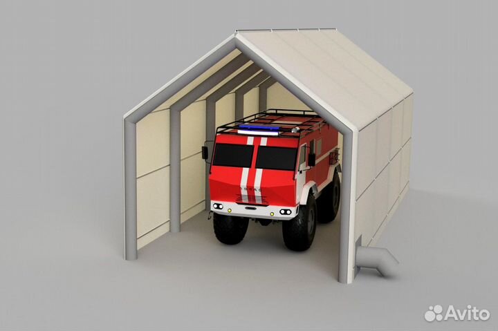 Надувной бокс. Пневмокаркасное укрытие