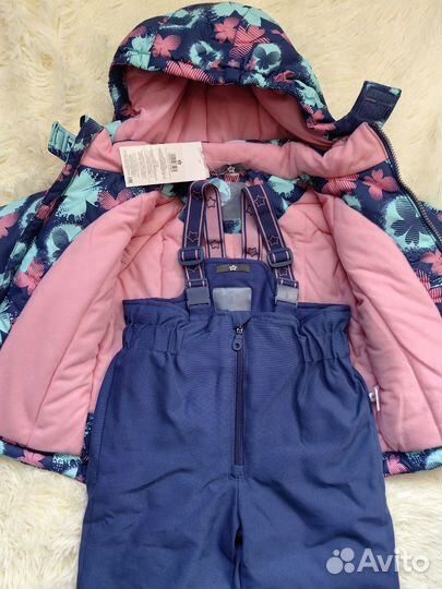 Комплект зимний новый для девочки 92,86р