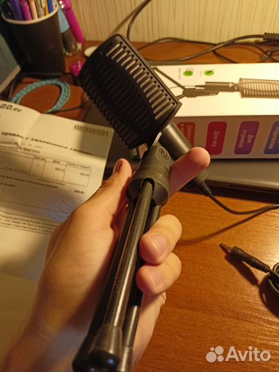 Микрофон Ritmix RDM-125 Black настольный проводной