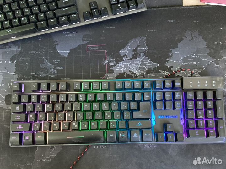 Продам мышку bloody a7 и клавиатуру red square