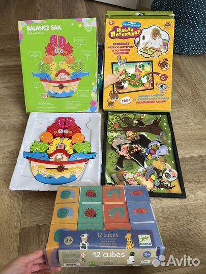 Настольные развивающие игры для детей