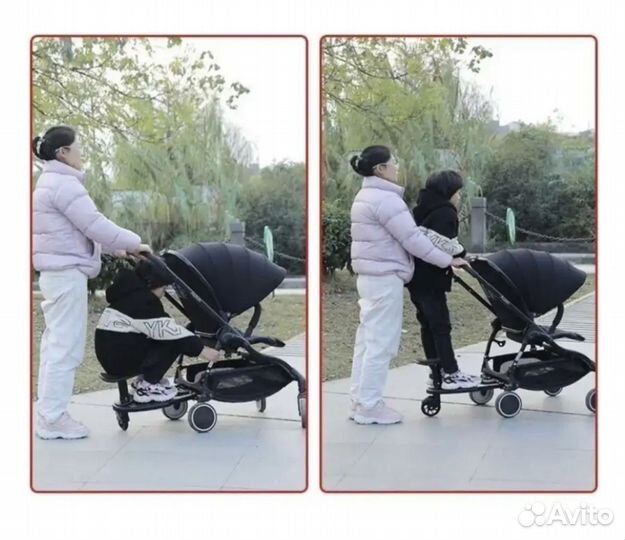 Подножка для второго ребенка на коляску