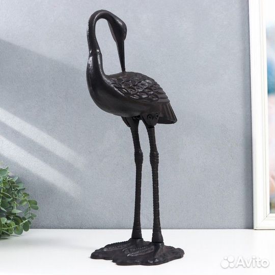 Сувенир чугун 'Цапля' 40х20х15 см