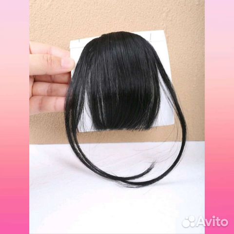 Накладная чёлка, несколько разных