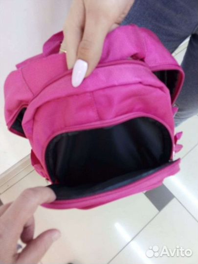 Рюкзак школьный розовый Котофей новый
