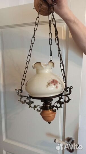 Светильник подвесной бронза, светильник Икеа