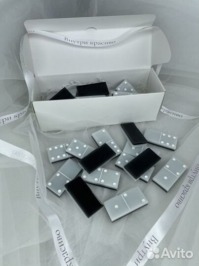Игра домино настольная игра из эпоксидной смолы