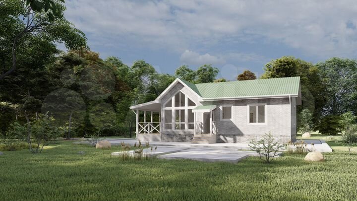 Дом 125 м² на участке 6 сот.