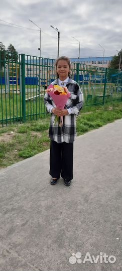 Рубашка утепленная для девочки 140-146