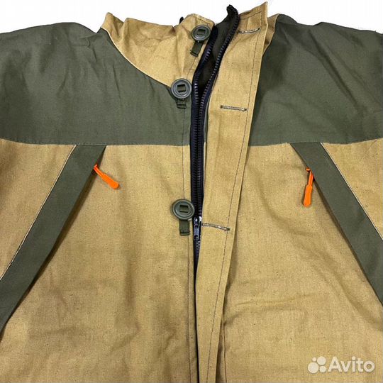 Костюм Горка осень на флисе хаки (ткань палатка)