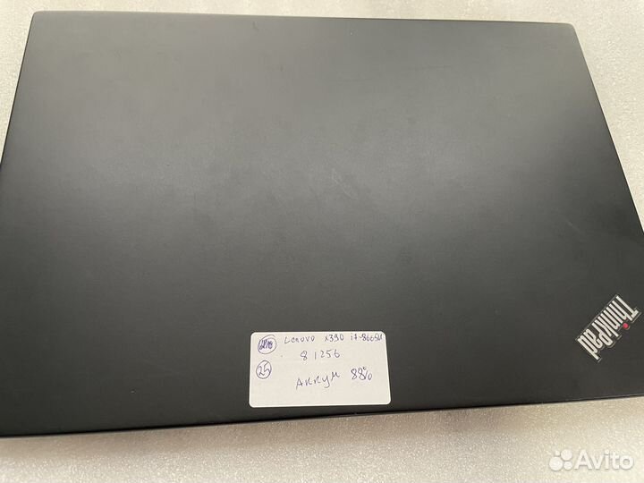 Ноутбук lenovo thinkpad x390 i7-8665u