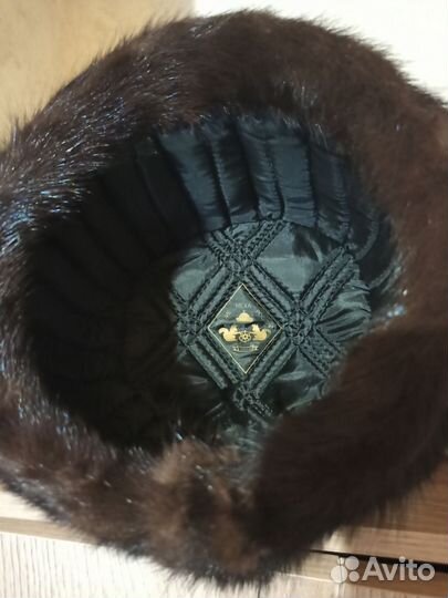 Шапка норковая женская 59