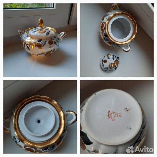 Заварочный чайник, сахарница Вербилки, дфз