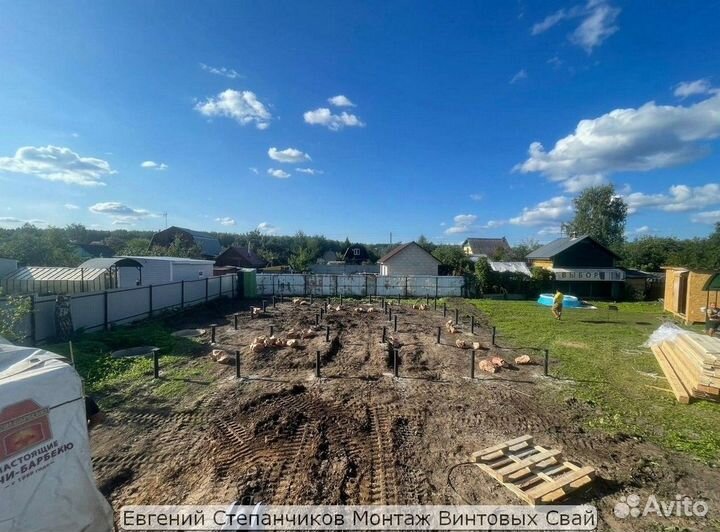 Винтовой фундамент