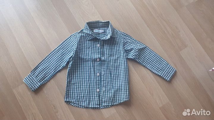 Рубашка H&M, Sfera, Bogi 98-104-110