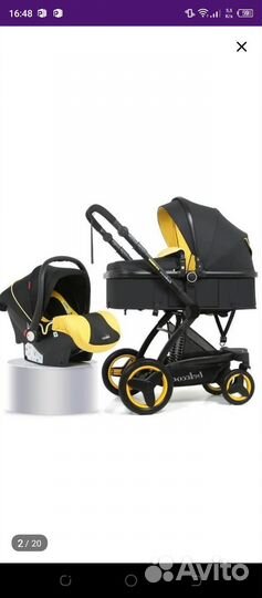 Коляска Luxmom Belecoo x6, трансформер 3 в 1