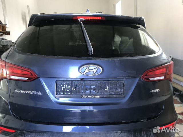 Крышка багажника hyundai santa fe 3 рестайлинг