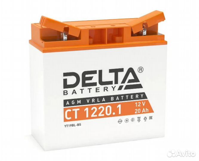 Акб мото Delta CT 12v 20Ач