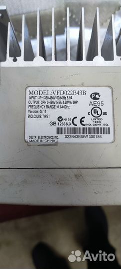 Преобразователь частоты Delta