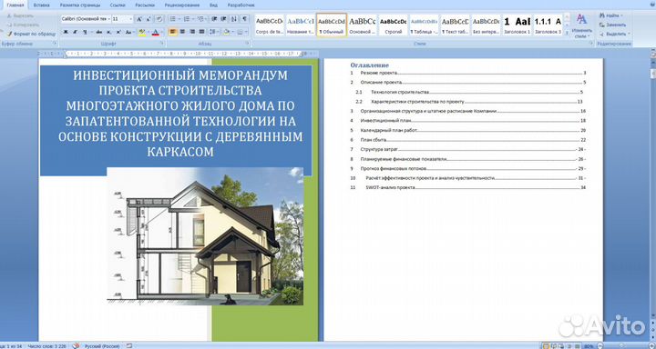 Бизнес план, финансовая модель, тэо