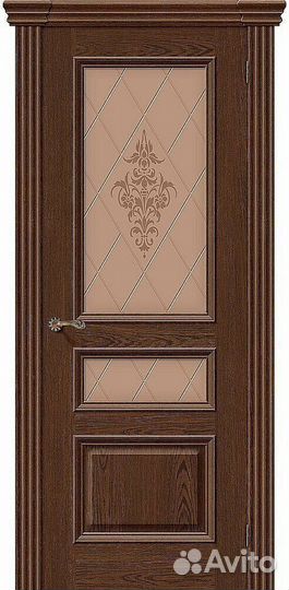 Межкомнатная дверь Bravo 001-0420 Вена Т-32 Виски